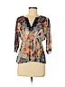 Mushka by Sienna Rose 100% Polyester Orange 3/4 Sleeve Blouse Size M (petite) - photo 1