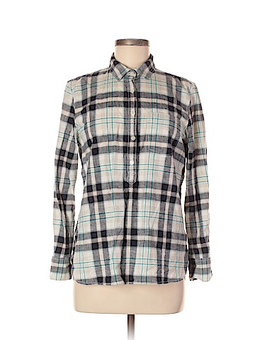 J. Crew Factory Store Long Sleeve Button-Down Shirt (view 1)
