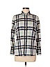 J. Crew Factory Store Gray Long Sleeve Button-Down Shirt Size M (petite) - photo 1