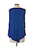 Como 100% Rayon Blue Sleeveless Blouse Size M (petite) - photo 2