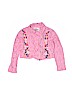 Beautees Solid Pink Jacket Size 6X - photo 1