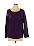 St. John's Bay 100% Acrylic Purple Pullover Sweater Size XL (petite) - photo 1