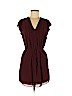 H&M 100% Polyester Burgundy Casual Dress Size 6 - photo 1