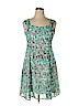 R&K 100% Polyester Green Casual Dress Size 14 - photo 1