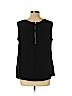 Merona 100% Polyester Black Sleeveless Blouse Size XL - photo 2