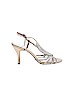 Adrianna Papell 100% Leather Silver Heels Size 8 - photo 1