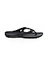 Crocs Solid Black Flip Flops Size 7 - photo 1