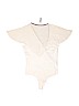 Diane von Furstenberg Ivory Bodysuit Size P (petite) - photo 2