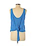 Parker 100% Silk Blue Sleeveless Silk Top Size S - photo 2