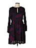 Ann Taylor LOFT 100% Polyester Purple Casual Dress Size 10 - photo 1