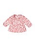 Old Navy 100% Cotton Pink Long Sleeve Blouse Size 3-6 mo - photo 1