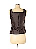 Bloomingdale's 100% Silk Brown Sleeveless Silk Top Size 6 (petite) - photo 2