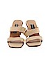 Etienne Aigner 100% Leather Tan Sandals Size 6 1/2 - photo 2