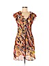 Sunny Leigh 100% Polyester Orange Casual Dress Size M (petite) - photo 1