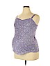 Gap - Maternity 100% Cotton Purple Sleeveless Blouse Size 4X - photo 1