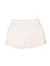 Garnet Hill 100% Cotton Solid Ivory Shorts Size 12 - photo 2