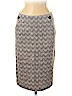 Tory Burch 100% Polyester Brown Casual Skirt Size 8 - photo 1