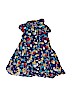 Old Navy 100% Rayon Floral Blue Dress Size 3T - photo 1