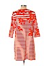 Liz Claiborne Orange Casual Dress Size L (petite) - photo 2