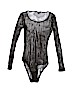 For Love & Lemons 100% Nylon Black Bodysuit Size S - photo 2