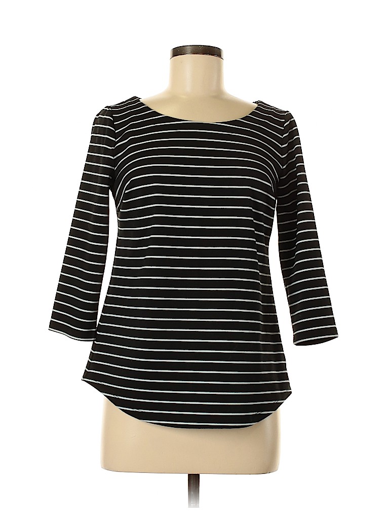 Ann Taylor Black 3/4 Sleeve Top Size M (petite) - photo 1