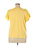 Alfred Dunner Yellow Short Sleeve Blouse Size L (petite) - photo 2