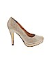 Call It Spring Gold Heels Size 8 - photo 1
