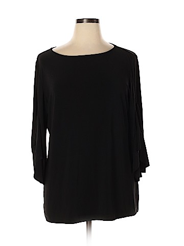 Attitudes by Renee 3/4 Sleeve Blouse (view 1)