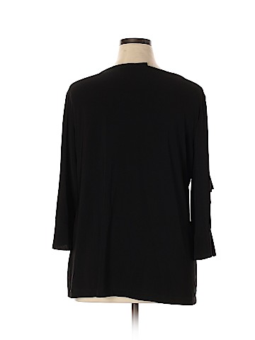 Attitudes by Renee 3/4 Sleeve Blouse (view 2)