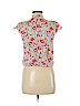 Ralph Lauren 100% Cotton Red Short Sleeve Blouse Size 10 - photo 2