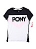 Pony 100% Cotton White Short Sleeve T-Shirt Size 8 - photo 1