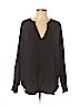 Lou & Grey 100% Lyocell Black Long Sleeve Blouse Size XL - photo 1