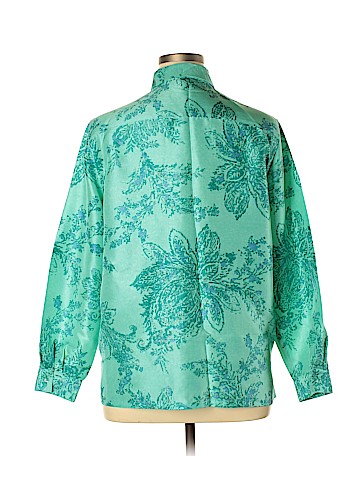 clothes Long Sleeve Silk Top (view 2)