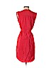 Amanda Uprichard 100% Polyester Red Casual Dress Size P (petite) - photo 2