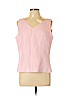 Ann Taylor Pink Sleeveless Blouse Size 14 - photo 1