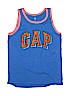 Gap Kids 100% Cotton Graphic Blue Sleeveless T-Shirt Size 10 - photo 1