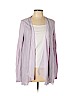 Simply Vera Vera Wang 100% Rayon Purple Cashmere Cardigan Size L - photo 1