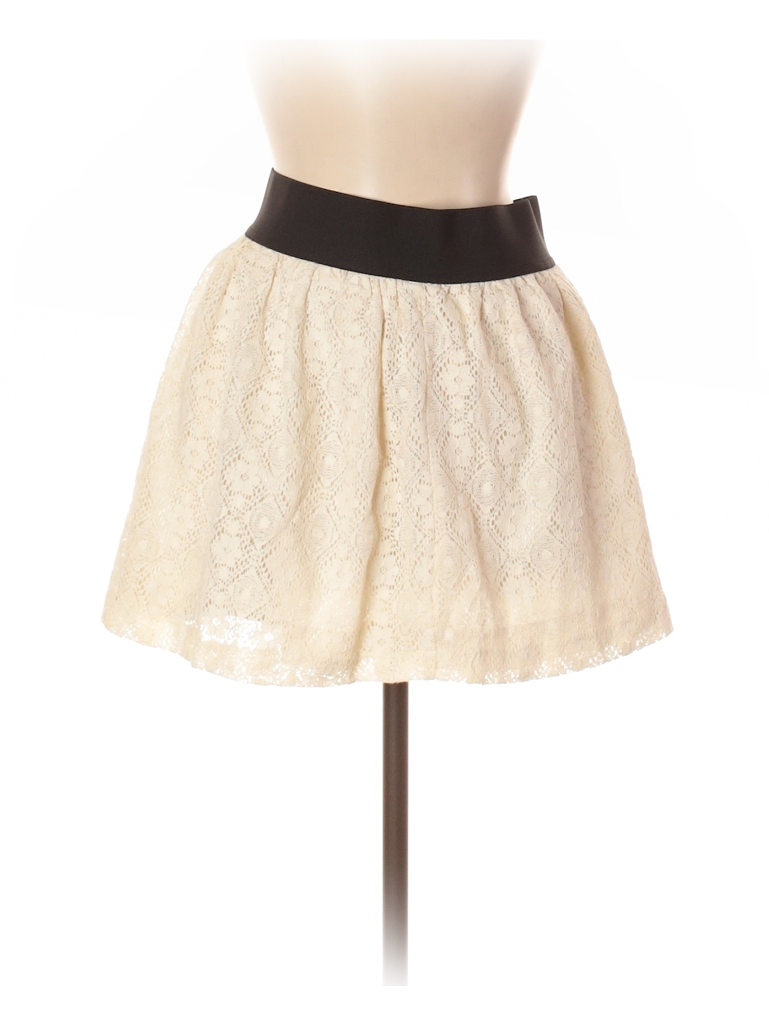 Forever 21 Women Ivory Casual Skirt M | eBay