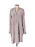 L'Agence 100% Silk Gray Casual Dress Size S - photo 1