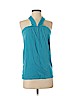 Diane von Furstenberg Blue Sleeveless Top Size S - photo 1