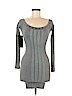 Bebe Gray Casual Dress Size S (petite) - photo 1