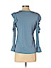 Karl Lagerfeld Paris Blue Long Sleeve Top Size S (petite) - photo 2