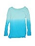 Justice Blue Long Sleeve T-Shirt Size 12 - photo 1