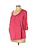 Liz Lange Maternity for Target Pink 3/4 Sleeve T-Shirt Size L - photo 1