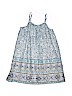 Gap Kids 100% Cotton Print Blue Dress Size 10 - photo 1