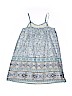 Gap Kids 100% Cotton Print Blue Dress Size 10 - photo 2