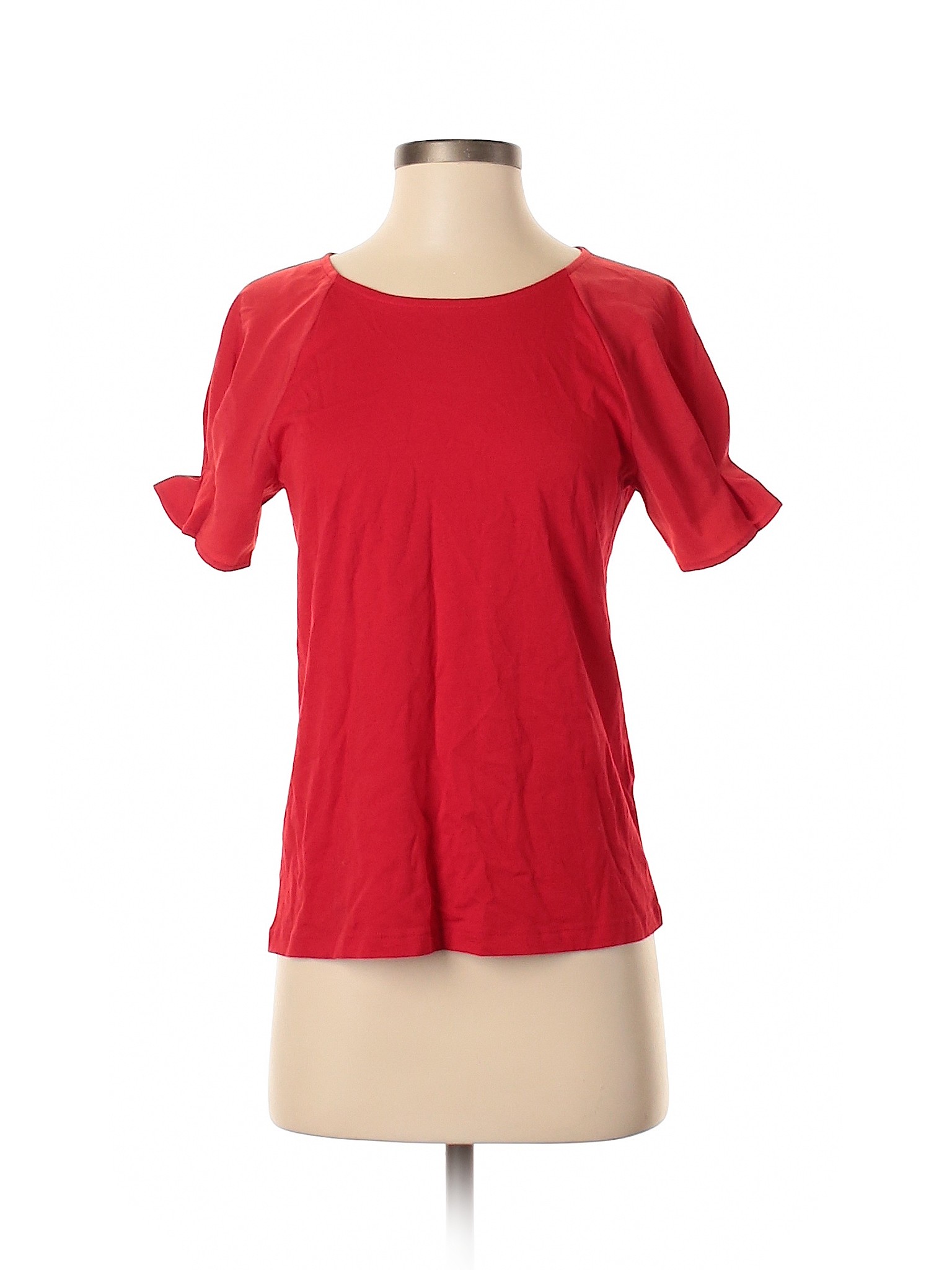 Banana Republic Factory Store Women Red Short Sleeve Blouse XS | eBay