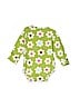 Carter's 100% Cotton Green Long Sleeve Onesie 12-18 MO / 18 MO - photo 2
