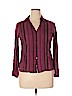 Foxcroft 100% Rayon Burgundy Long Sleeve Button-Down Shirt Size 14 (petite) - photo 1