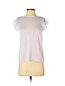 Ann Taylor LOFT 100% Linen Purple Short Sleeve T-Shirt Size S (petite) - photo 1